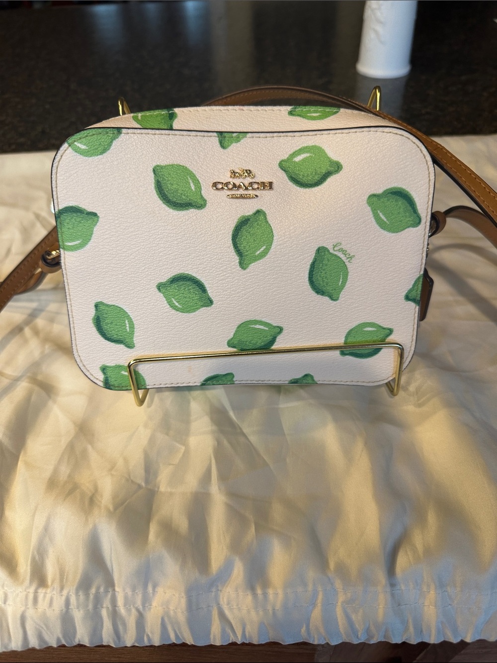 Coach Lime Mini Camera Crossbody Bag 3271